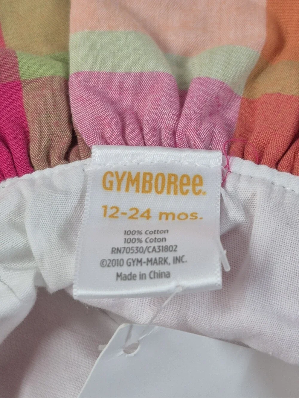 Gymboree check pictures